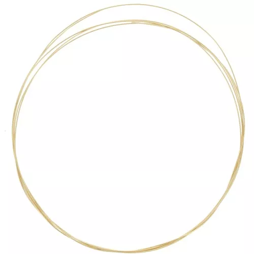 Hilo duro 0.5 mm de Gold filled x 1.5 m