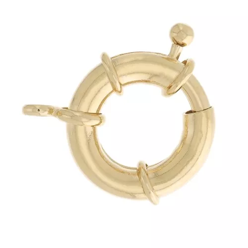 Cierrre para pulsera o collar 21 mm Chapado de Oro 3 micras x1