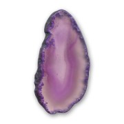 Colgante rebanada 60 mm Purple Agate|raw }}