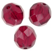 Facetadas 8 mm Siam  x20
