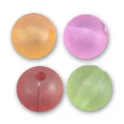 Surtido de redondas 12 mm frosted x20