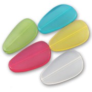 Surtido de tejos 37x21 mm Transparent x10|raw }}