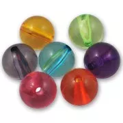 Surtido de redondas 14 mm Transparente x10