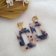 Ganchos pendientes 12 mm anilla cerrado o- Dorado oro fino x2