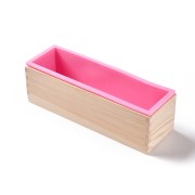 Molde rectangular 26x6.5x7cm para hacer jabón hecho a mano - Rosa x1|raw }}