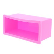 Molde rectangular 26x6.5x7cm para hacer jabón hecho a mano - Rosa x1