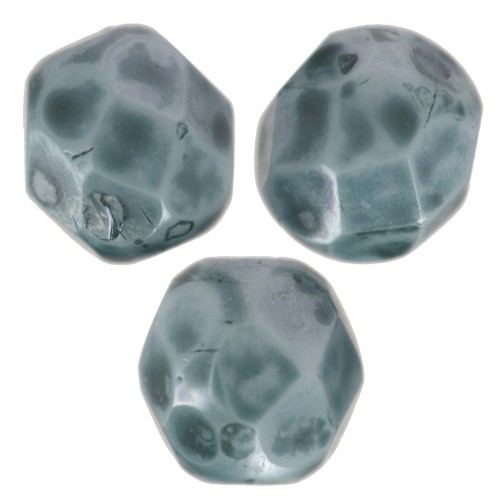 Facetadas 6 mm Emerald Jaspeado x25