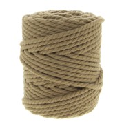 Bobina de cordón de poliéster reciclado para macramé exterior 9 mm - Natural x40m|raw }}