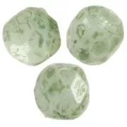Facetas 3 mm Mármol Verde Blanco Tiza x50