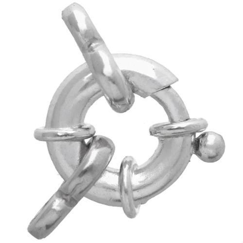 Cierre Bouée para pulsera o collar 13 mm - Plata 925 x1