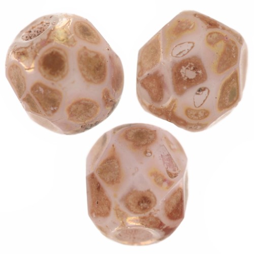 Carillas de 3 mm, color «Chalk White Brown Marble», 50 unidades