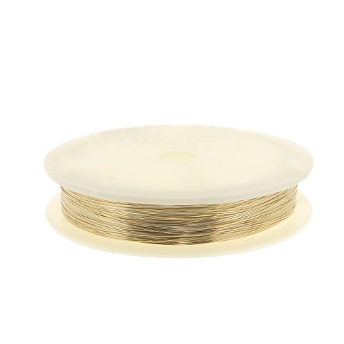 Hilo duro 0.4 mm de Gold filled x10 m