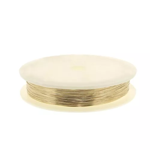 Hilo duro 0.4 mm de Gold filled x10 m