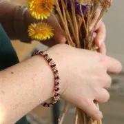 Entrepiezas 2 agujeros - Halo Beads pour SuperDuo - 8x5.5 mm - Dorado x1