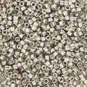 Miyuki Delica Duracoat 11/0 DB1831 - Galvanized Silver|raw }}