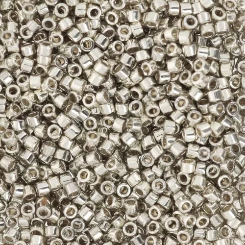 Miyuki Delica Duracoat 11/0 DB1831 - Galvanized Silver