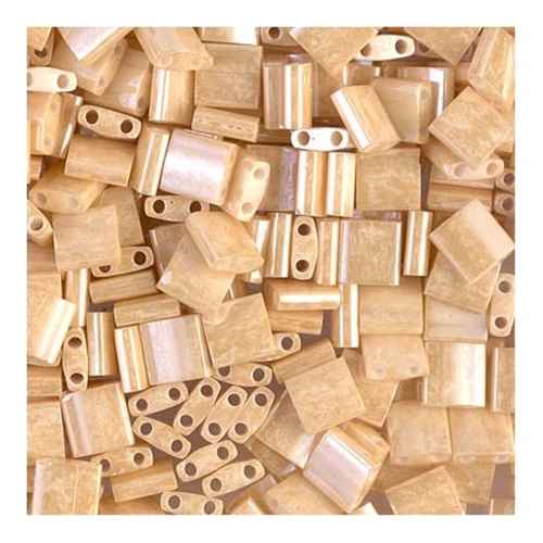 Miyuki Tila Beads 5x5x1.9 mm TL-0593 - Lt Caramel Ceylon x10g