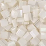 Miyuki Tila Beads 5x5x1.9 mm TL-0592 - Antique Ivory Pearl Ceylon x10g
