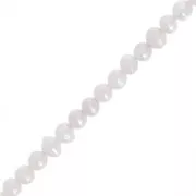 Cuentas de perlas de agua dulce irregulares 4x3 mm - blanco nacarado x 35cm