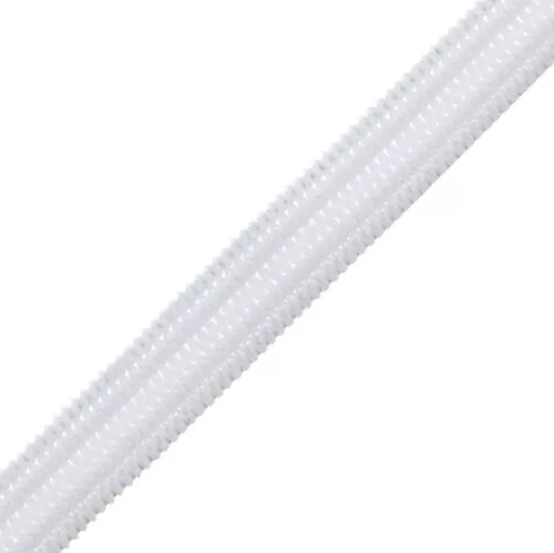 Elástico flexible plano 5 mm blanco x 1 m