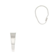 Enganche para colgante 10.5 mm - Chapado Plateado envejecido x1|raw }}