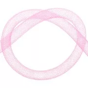 Malla tubular  8 mm  Rosa x2 m