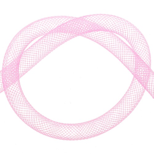 Malla tubular  8 mm  Rosa x2 m