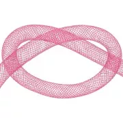 Malla tubular 8 mm Bordeaux x1.80 m