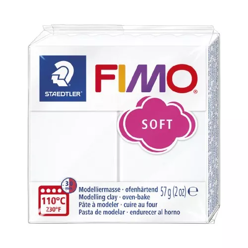 Pasta Fimo Soft 57gr Blanca (n°0)