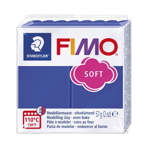 Pasta Fimo Soft 57gr Azul intenso (n°33)