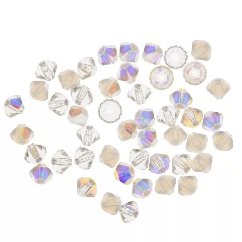 Mix de Toupies en cristal PureCrystal 5328 3 mm Blanco x50