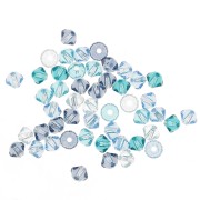 Mix de Toupies en cristal PureCrystal 5328 3 mm - Azul x50
