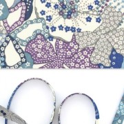 Cinta cortada al bies Liberty Mauvey Violet x 1m|raw }}