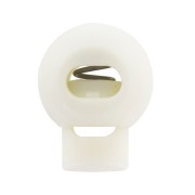 Tapón de silicona para cordón plástico con resorte - 18 mm Blanco x1|raw }}