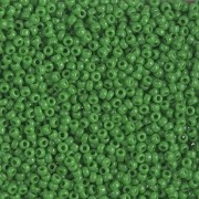 Cuentas Rocalla Miyuki 11/0 411 - Verde opaco x 100 g