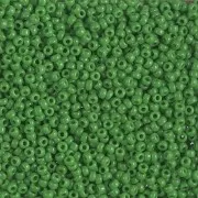 Cuentas Rocalla Miyuki 11/0 411 - Verde opaco x 100 g