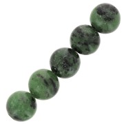 Cuentas redondas 10mm piedra gema Rubis Zoisite x5|raw }}