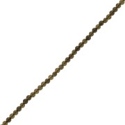 Cuenta redonda 2 mm piedra preciosa - Obsidiana moteada x40cm|raw }}