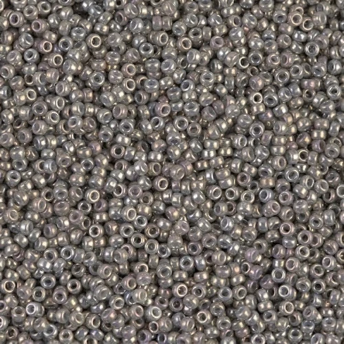 Rocalla Miyuki 15/0 1865 - Opaque Smoke Gray Luster x8g