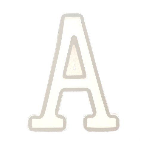 Molde de silicono para hacer la letra A de resina 40x30 mm x1