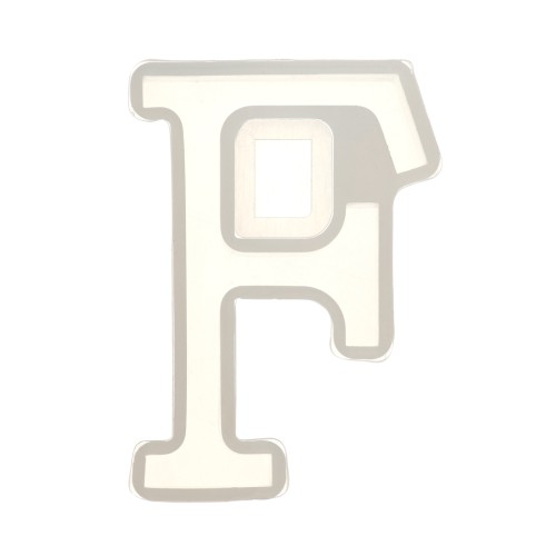 Molde de silicono para hacer la letra F de resina 40X25 mm x1