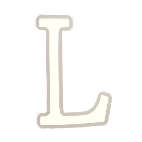 Molde de silicono para hacer la letra L de resina 40X23 mm x1