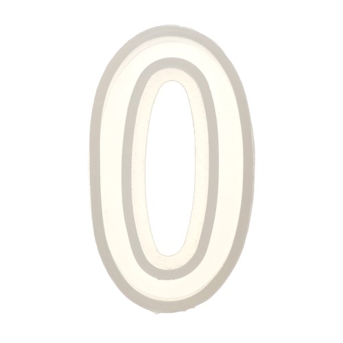 Molde de silicono para hacer la letra O de resina 40X23mm x1