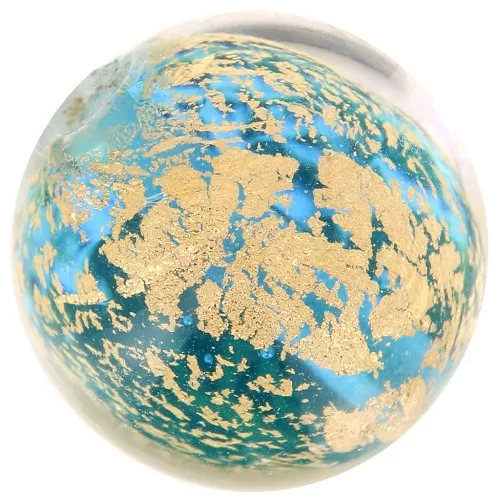 Redonda Murano Galaxy 12 mm Aqua x1