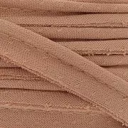 Ribetes de Costura y Mercería de Viscosa Atelier Brunette 10 mm Dobby Maple x1m