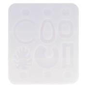 Molde de silicono n°4 para hacer pendientes de resina 13.5x15.5 cm x1|raw }}