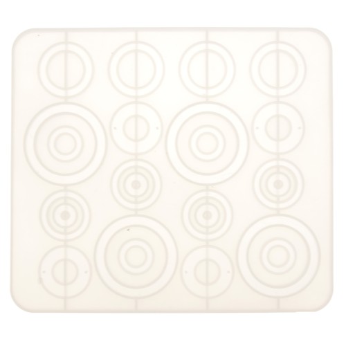 Molde de silicono para hacer entrepiezas y anillas de resina 20x17.5 cm x1