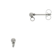 Ganchos pendientes bola 3 mm con anilla cerrada - Acero inoxydable x100|raw }}