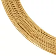 Alambre diamantado semiduro de 0,64 mm de Gold Filled x 1m