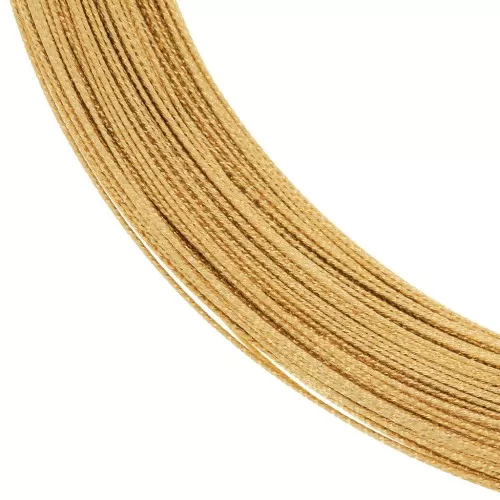 Alambre diamantado semiduro de 0,64 mm de Gold Filled x 1m